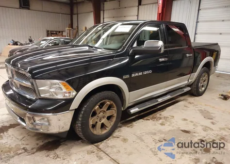 2012 Ram 1500 Laramie из США, поврежденный, VIN 1C6RD7NT2CS271391